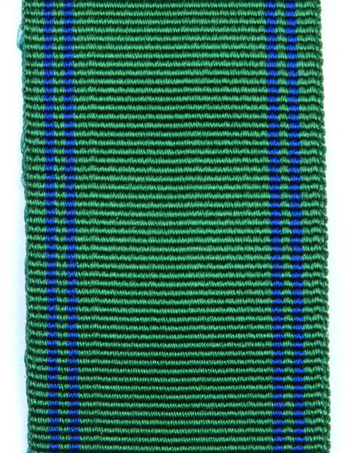 Full Size: S.A.D.F Citizen Force Good Service Silver (20 Years) Medal Ribbon 15cm...