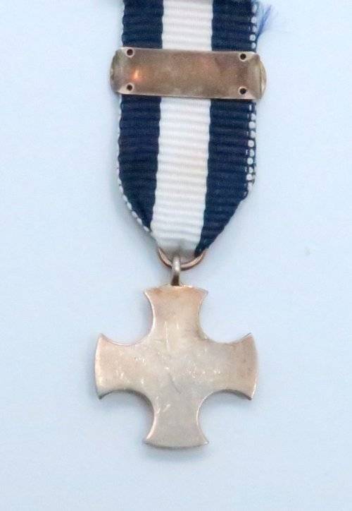 Miniature. Distinguished Service Cross. Geo VI with Bar