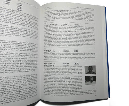 Gallantry Awards of the South Afrcan Police 1913-1994 by Terence King