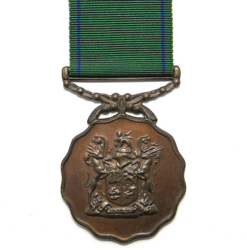 Full Size Medal - SA Good Service #6876