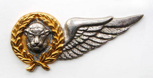 South Africa Bophuthatswana Air Force Navigator, Bi-Metal Second Type wing breast badge. ..
