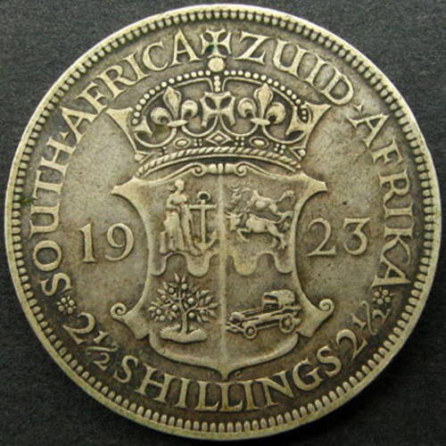 Top Grade Union Coin. 1923. Half Crown.