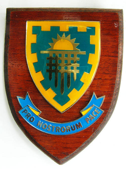 South Africa. Pro Nostrorum Pace Plaque