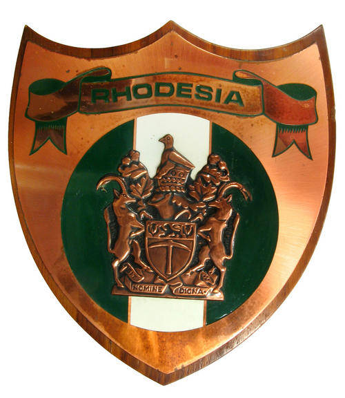 Rhodesia.  Plaque