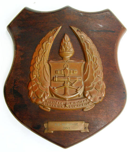 South Africa. Military Gymnasium. Plaque