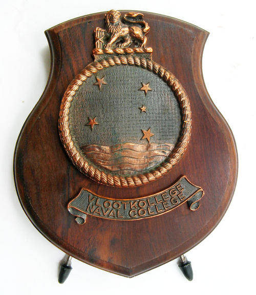 South Africa. Naval College. Plaque