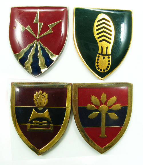 South Africa Affiliation Flashes. x 4 Price Per Each for the Lot. ..