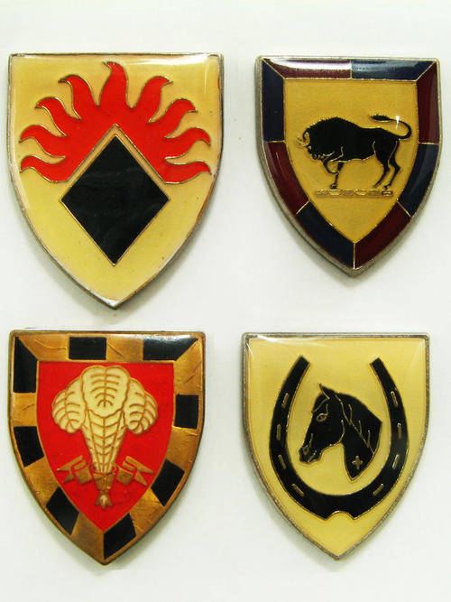 South Africa Affiliation Flashes. x 4