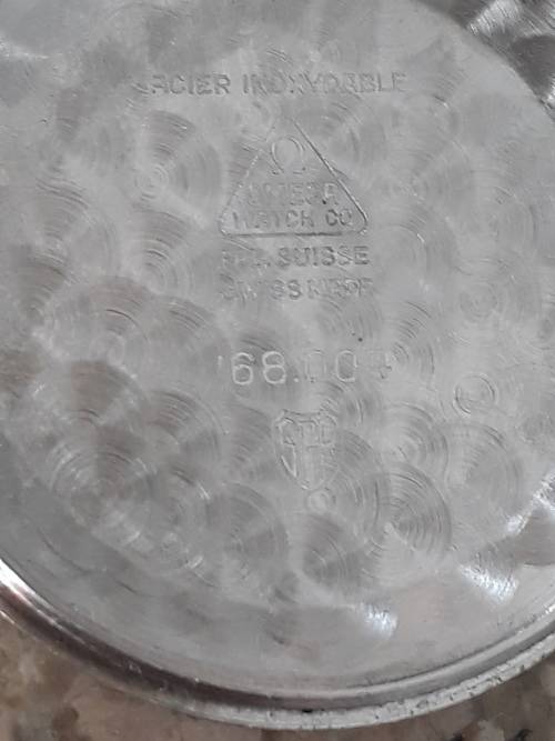 Omega Constellation back casing