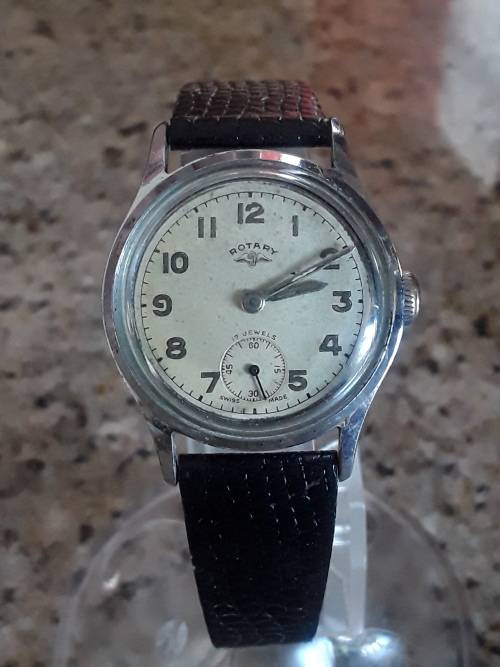Rotary vintage with subseconds