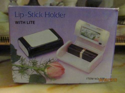 WHY NOT!? Boxed Lipstick Holder with Night Light and Mirror