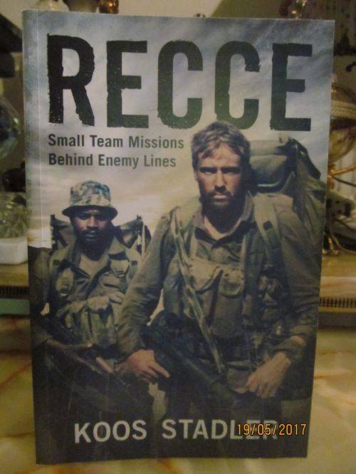 SOFTCOVER BOOK !! RECCE by Koos Stadler - NON FICTION