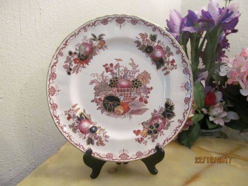 HARVEST GOLD !! Vintage 1940's Masons Patent Ironstone Decorative/Display Plate - Harvest Gold