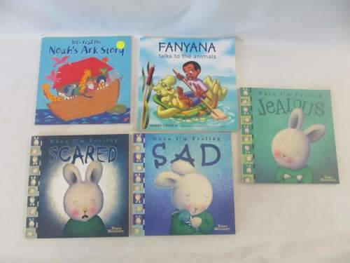 SOFTCOVER BOOKS !! Lot of Five Different Childrens Softcover Books