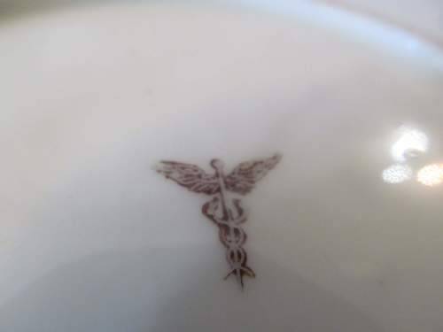 POWELL & BISHOP !! Extremely Rare Antique 1800's Fine Porcelain Salad Bowl