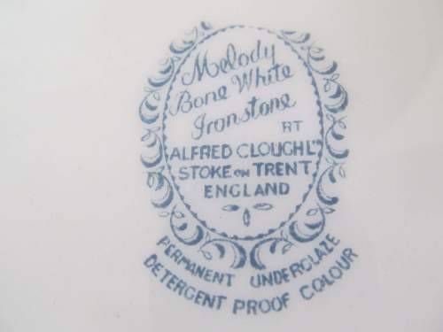 MELODY !! Rare Vintage 1960`s Melody Pattern Barker Bros Ironstone Serving Platter