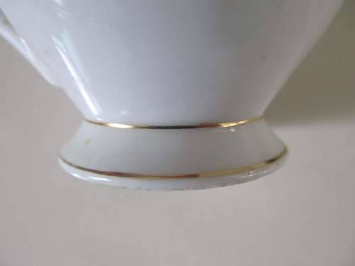 PAGODA !! Vintage 1980`s Pagoda Marked Chinese Fine Porcelain Tea Duo