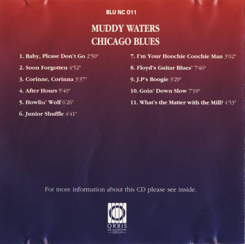 Muddy Waters - Chicago Blues CD Mint Condition (IMPORT)