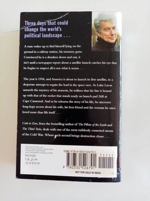 Code To Zero by Ken Follett (Softcover Very Good Condition)