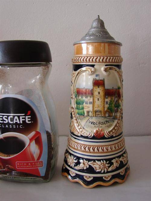 German Musical Beer Mug / Tankard - Working - O Mein Pappa