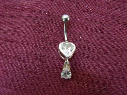 SILVER .925 BELLY BUTTON RING !!!!