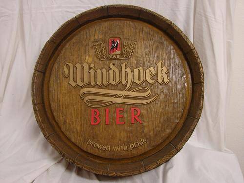VINTAGE-BARREL - SHAPE BAR SIGN !!!! WINDHOEK !!!!