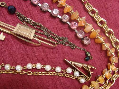 JEWELLERY MIXED LOT WITH ORANGE STONE NECKLACE ECT!!