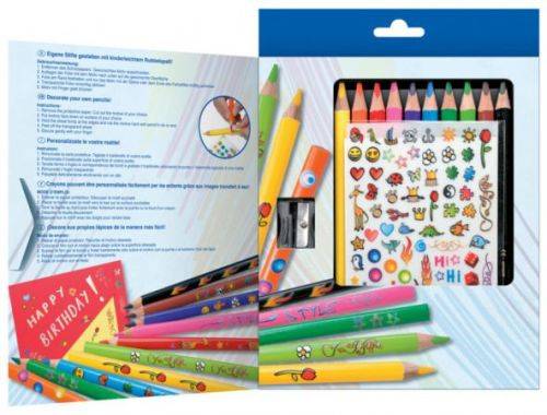 LYRA MyStyle, 10 pencils + rubdown transfers + sharpener