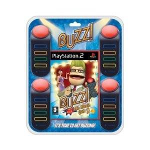 Buzz! Music Quiz ps2 Bundle with 4 Controllers.