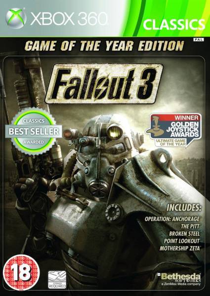 FALLOUT 3 ,GOTYE.(XBOX 360)