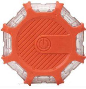 RED emergency led flashing beacon portable light 8 functions