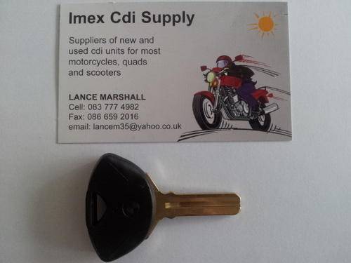 BMW motorcycle GS  chipped key blank