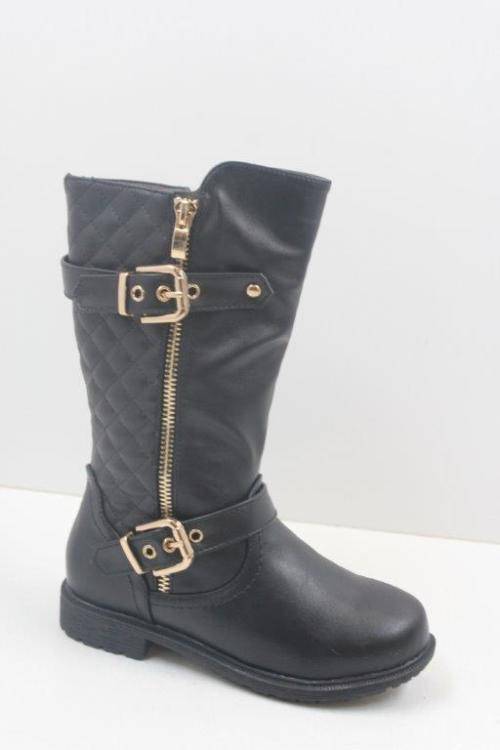 Girls Quilted Casual Boot