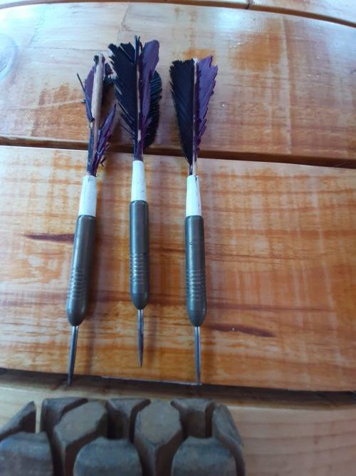 Set of vintage darts