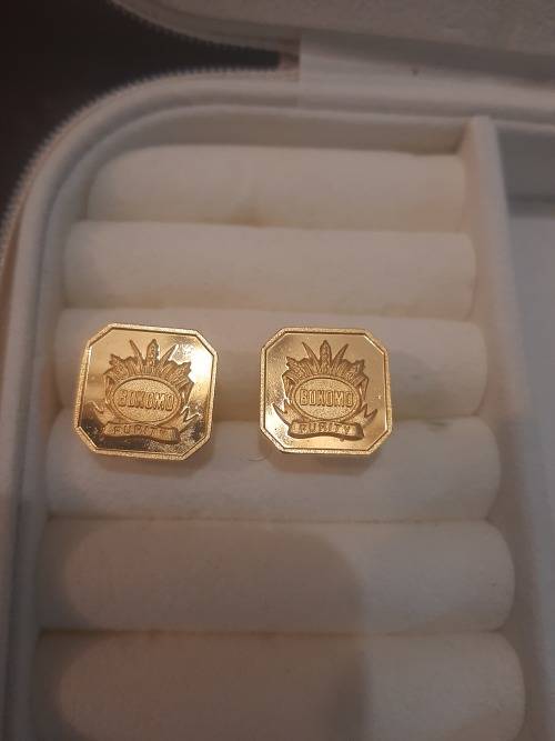 Bokomo Gold Plated cufflinks