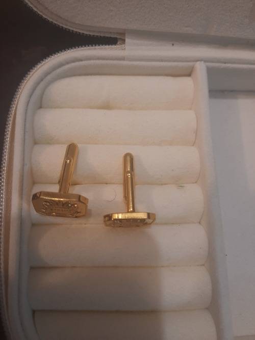Bokomo Gold Plated cufflinks
