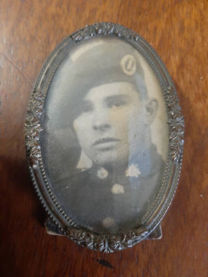 WWI (Unknown South African Soldier)  picture in frame