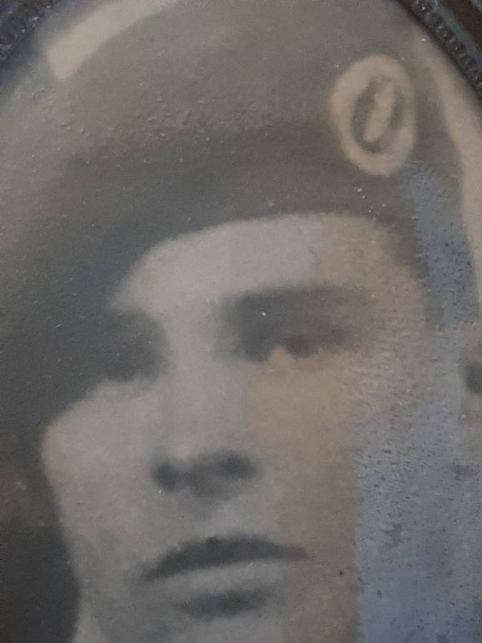 WWI (Unknown South African Soldier)  picture in frame