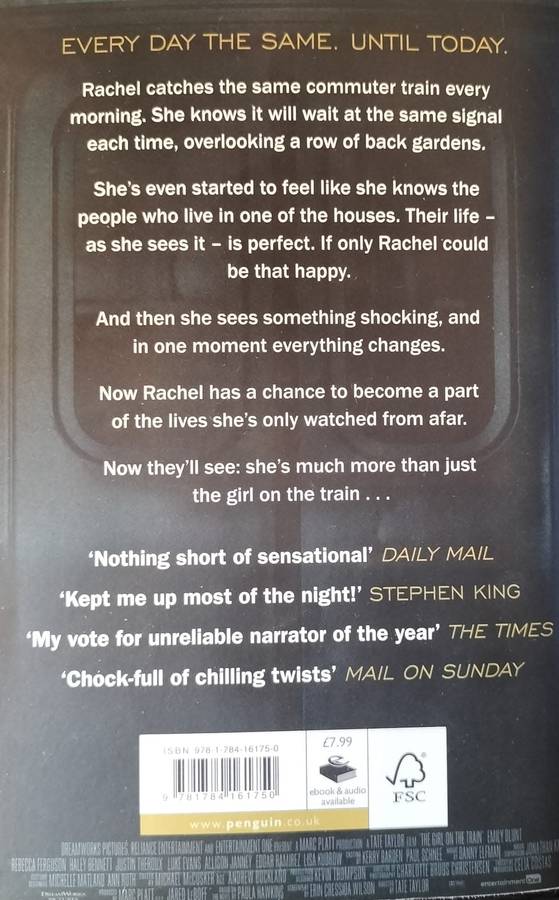The Girl On The Train by Paula Hawkins (Paperback)