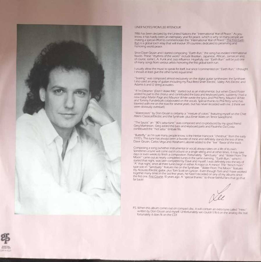Lee Ritenour - Earth Run (Vintage Vinyl / LP / Record)