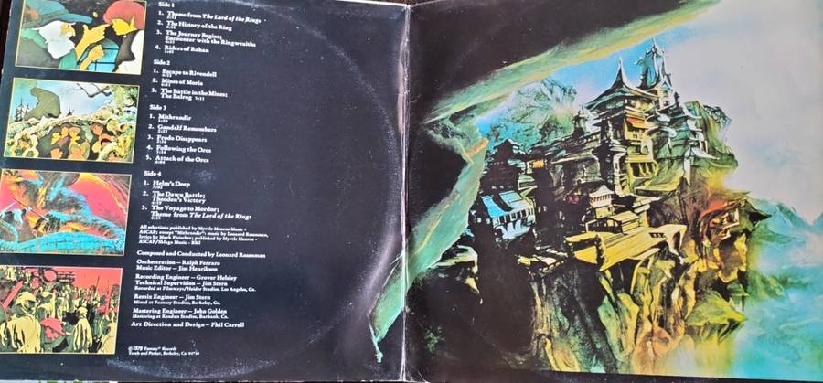 Vintage LP / Vinyl / Record - 2LP - Lord of the Rings (soundtrack)