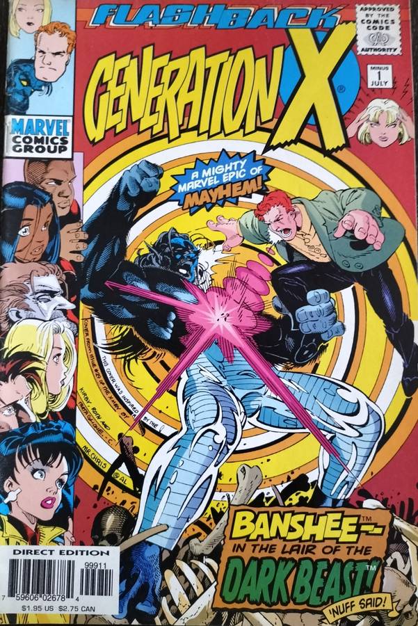 Vintage Marvel Comic - Flashback - Generation X