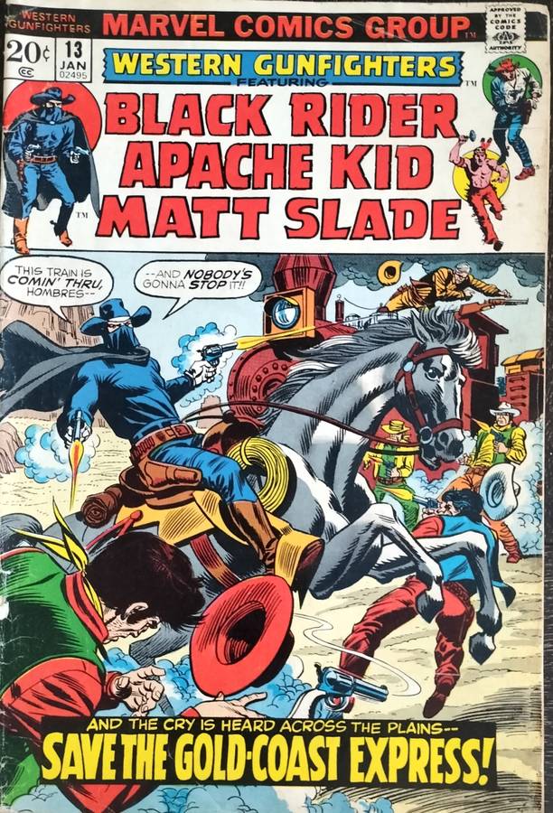 Vintage Marvel Comic - Western Gunfighters (with issue)