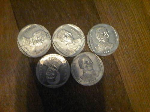 5 Mandela R5 coins