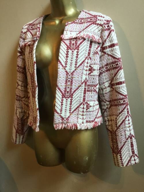 Size 12 (or big 10) FOREVER NEW stunning ladies red classy jacket coat