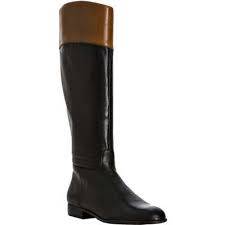 Size 7    New ladies two tone rider boots.