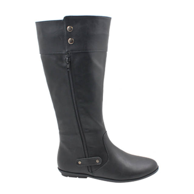 Sizes 3, 4, 5, 6, 7, 8 New Black Flat Boots - Limited Stock Hurry.