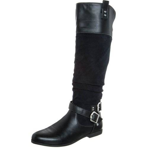 size 8    New ANNA FIELDS designer boots     Black and dark blue   Below the knee boots.