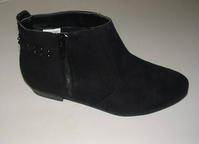 Size 7    New black flat ankle boots.  SALE NOW ON.