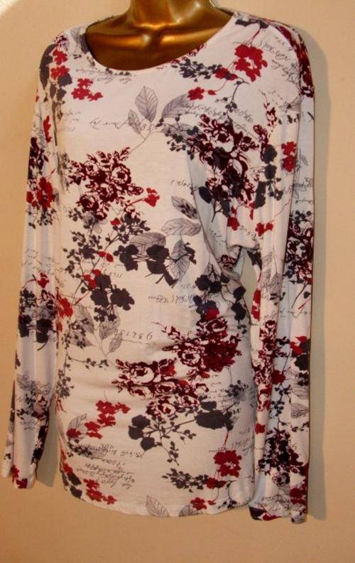 Plus siz 18, 20, 24, 26 Ladies soft stretch round neck shirt top. WHOLELSALE SALE
